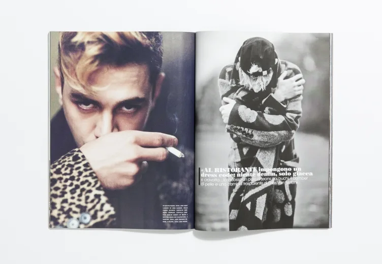 L’Uomo Vogue - December 2014 Xavier Dolan by Shayne Laverdière