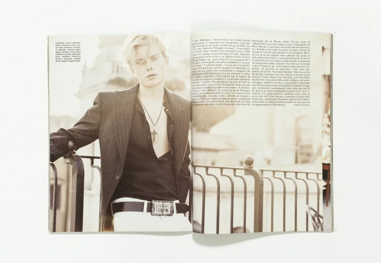 L'UOMO VOGUE - April 2006 Layke Anderson by Steven Sebring