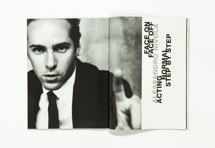 L'Uomo Vogue - December 1999 Alessandro Nivola by Garth Meyer