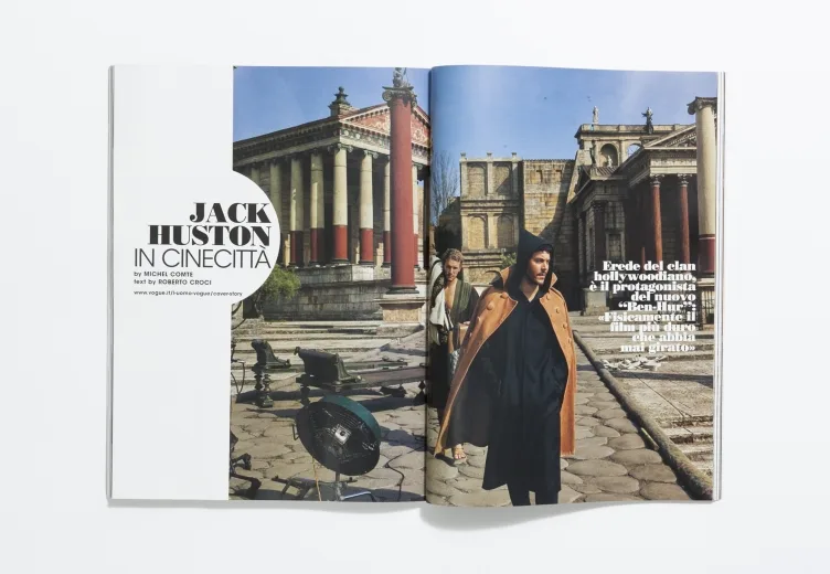 L’Uomo Vogue - July/August 2016 Jack Huston by Michel Comte