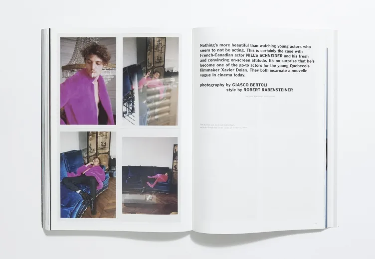 Purple Fashion - Fall-Winter 2015/2016 Niels Schneider by Giasco Bertoli