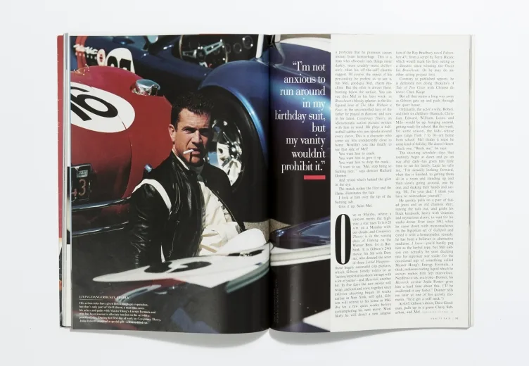 Vanity Fair America - August 1997 Mel Gibson by Michel Comte
