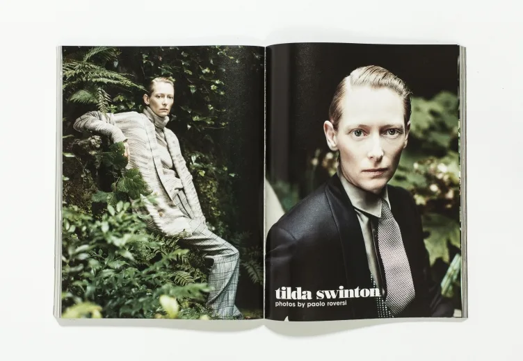 L'UOMO VOGUE - September 2008 Tilda Swinton by Paolo Roversi