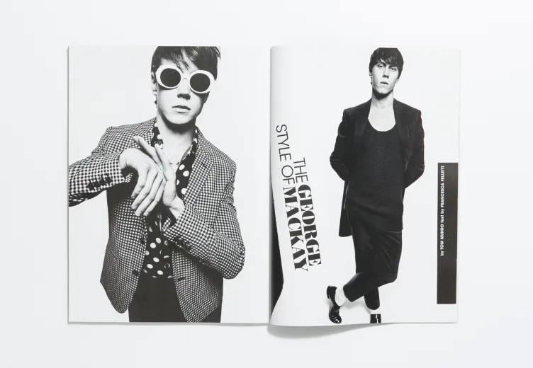 L’Uomo Vogue - February 2016 George MacKay by Tom Munro