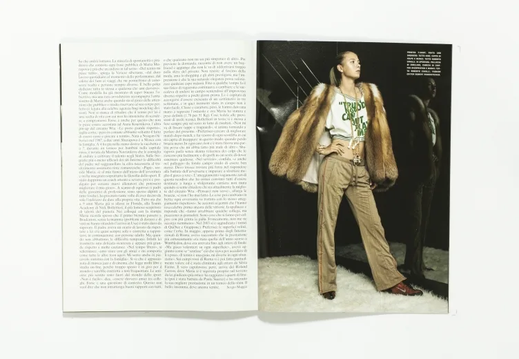 L'UOMO VOGUE SPORT - July/August 2004 Maria Sharapova by Alex Cayley
