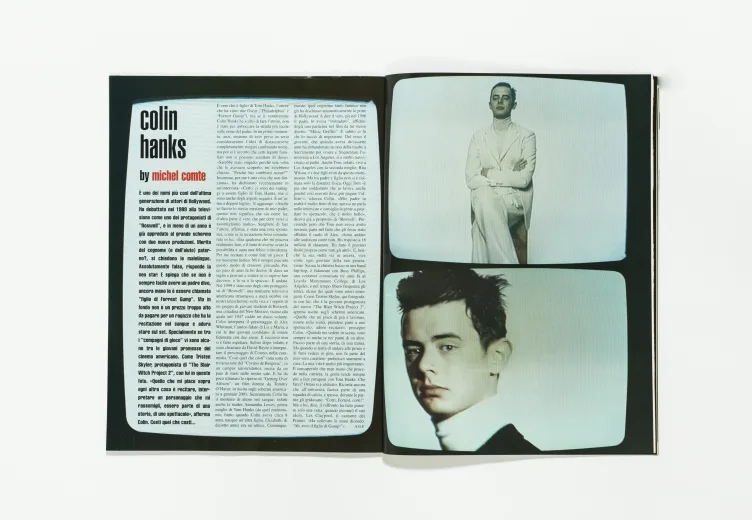 L'uomo Vogue - November 2000 colin hanks by Michel Comte