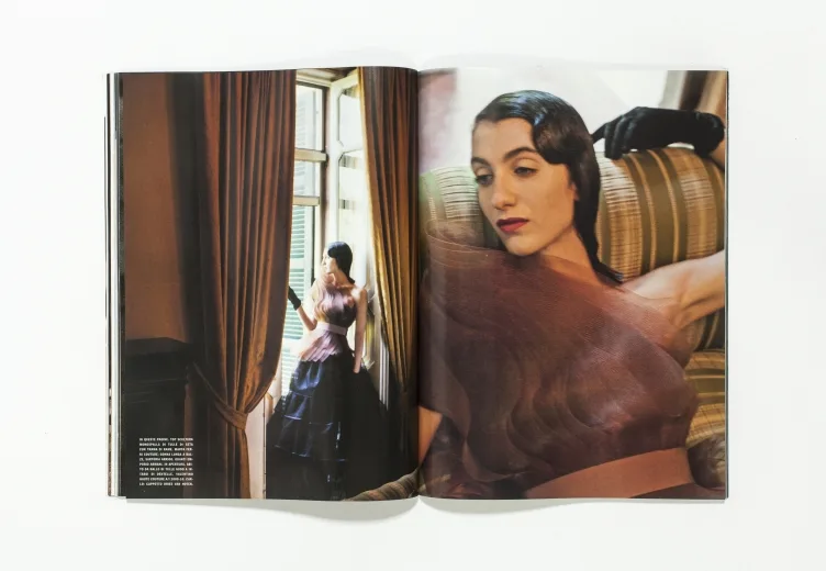VOGUE ITALIA - HAUTE COUTURE September 2012 Carlo e Marta Borromeo by Deborah Turbeville