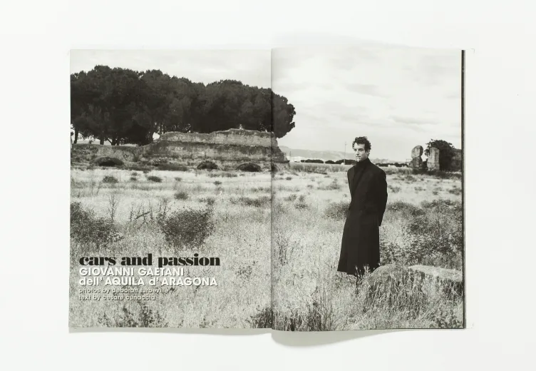 L'UOMO VOGUE - October 2009 Giovanni Gaetani dell'Aquila d'Aragona by Deborah Turbeville