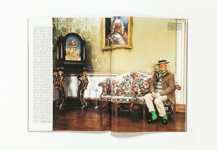 L'UOMO VOGUE - February 2007 Desmond Guinness by Connie Filippello