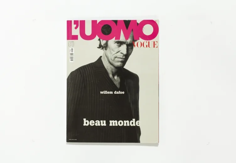 L'UOMO VOGUE - October 2002 Willem Dafoe by Walter Chin