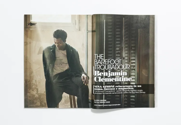 L’Uomo Vogue - November 2014 Benjamin Clementine by Boo George