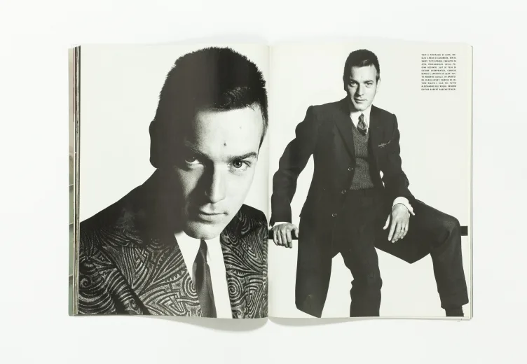 L'uomo Vogue - December 2001 ewan mc gregor by david bailey
