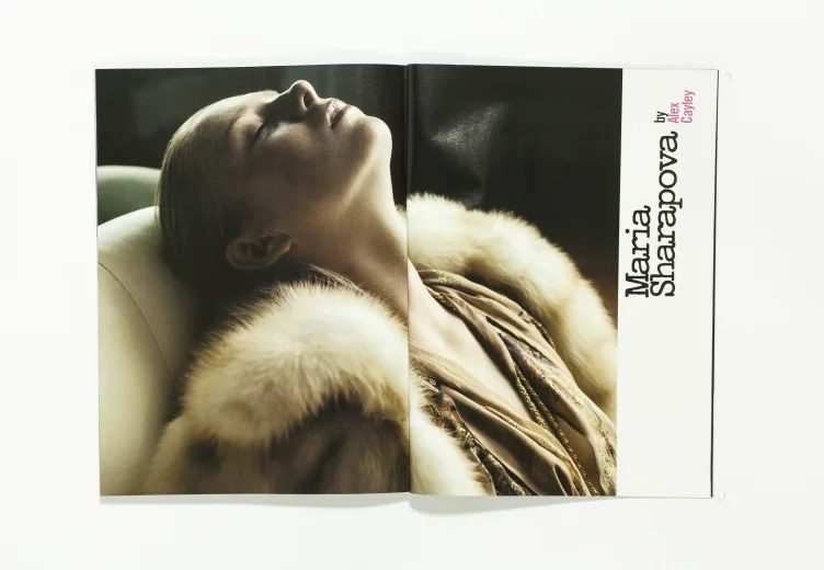 L'UOMO VOGUE SPORT - July/August 2004 Maria Sharapova by Alex Cayley