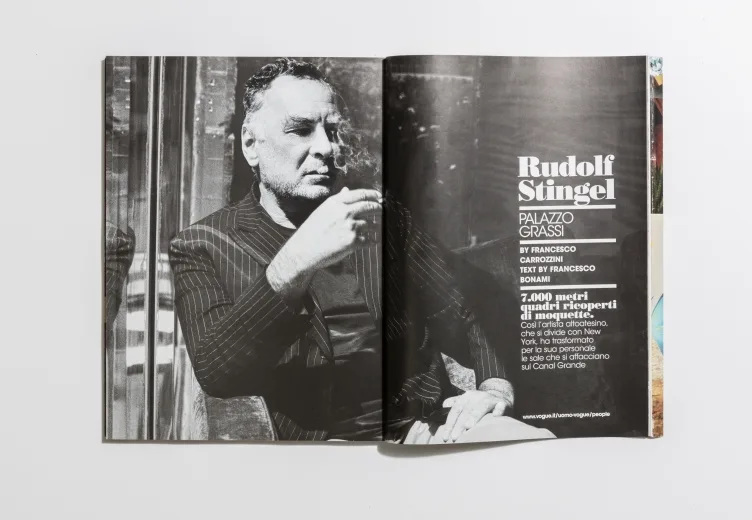 L'UOMO VOGUE - Maj / June 2013 Rudolf Stingel by Francesco Carrozzini