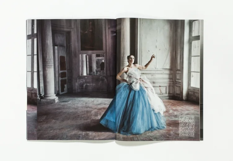 VOGUE ITALIA - ALTA MODA March 2013 Adriana Abascal A metamorphic soul by Deborah Turbeville