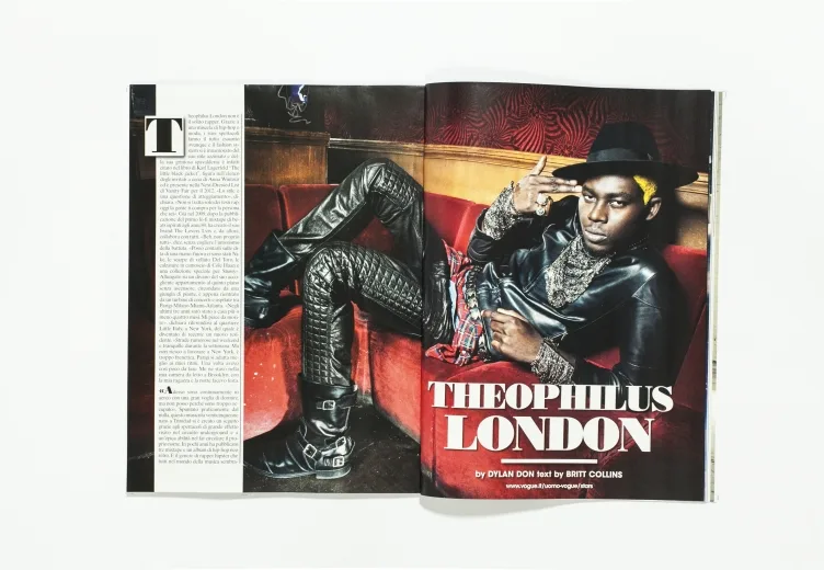 L'UOMO VOGUE - November 2012 THEOPHILUS LONDON by DYLAN DON