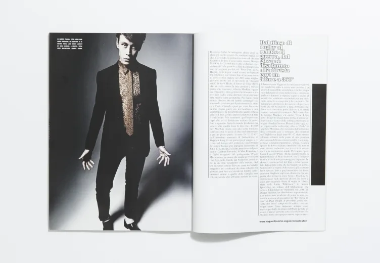 L’Uomo Vogue - February 2016 George MacKay by Tom Munro