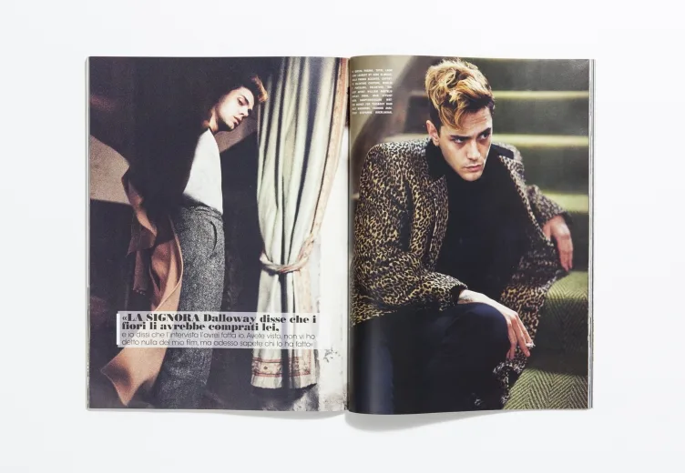 L’Uomo Vogue - December 2014 Xavier Dolan by Shayne Laverdière