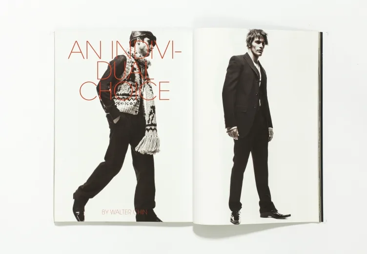 L'UOMO VOGUE - September 2002 An individuai choice by Walter Chin