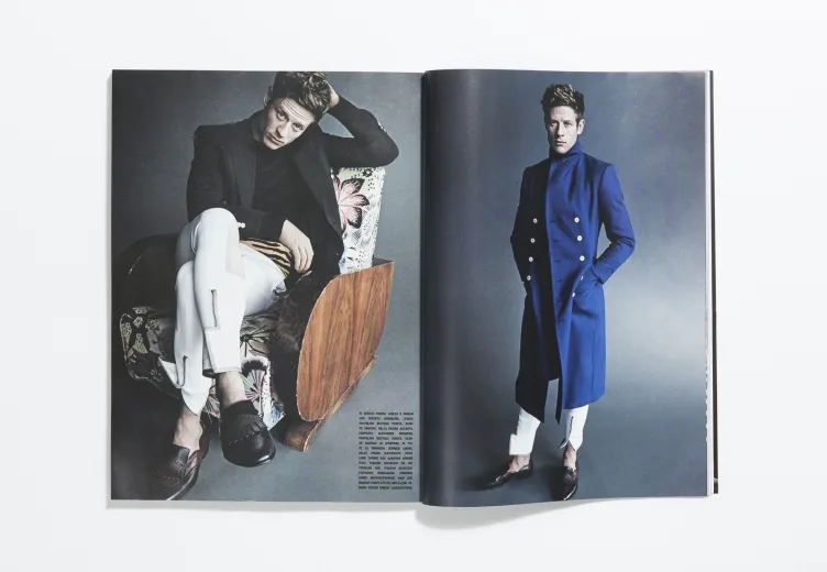 L’Uomo Vogue - January 2016 James Norton by Tom Munro