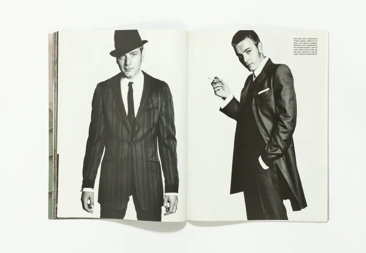 L'uomo Vogue - December 2001 ewan mc gregor by david bailey
