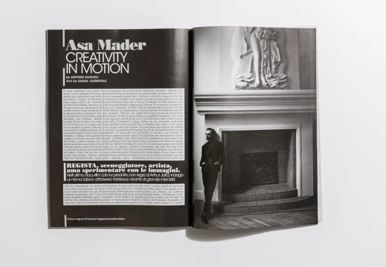 L'UOMO VOGUE - November 2014 Asa Mader by Satoshi Saikusa
