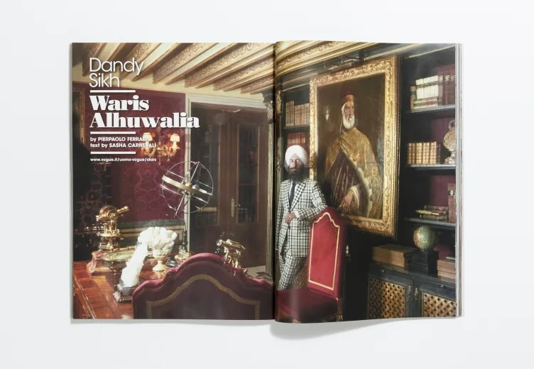 L’Uomo Vogue - July/August 2013 Waris Alhuwalia by Pierpaolo Ferrari
