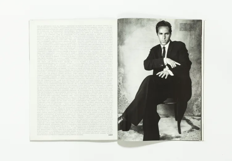 L'Uomo Vogue - December 1999 Alessandro Nivola by Garth Meyer