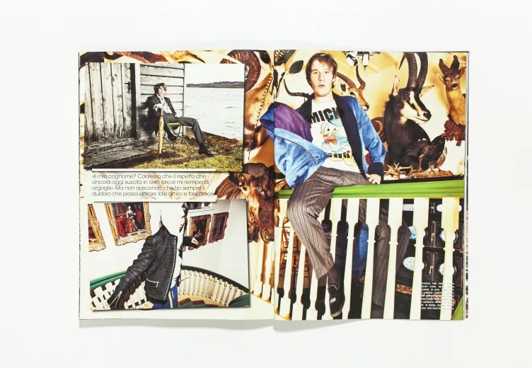 L'UOMO VOGUE - January 2012 Konstantin van Bayern by Dylan Don