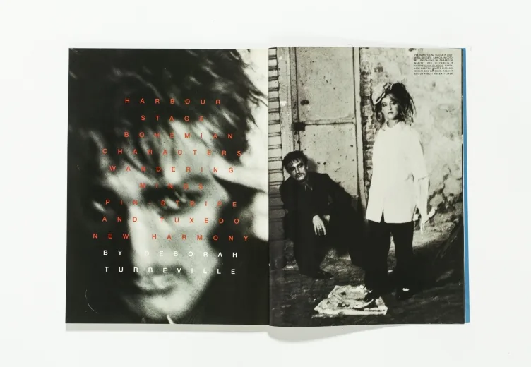 L'uomo Vogue - September 1999 Harbour stage by Deborah Turbenville