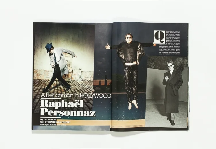 L'UOMO VOGUE - July/August 2012 Raphael Personnaz by Dylan Don