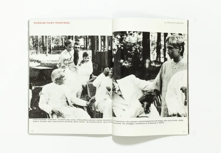 L'uomo Vogue - March 1998 Russian fairy paintings by Deborah Turbeville