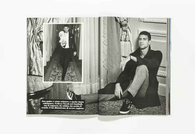 L'UOMO VOGUE - July/August 2011 Novak Vjokovic by Matt Jones