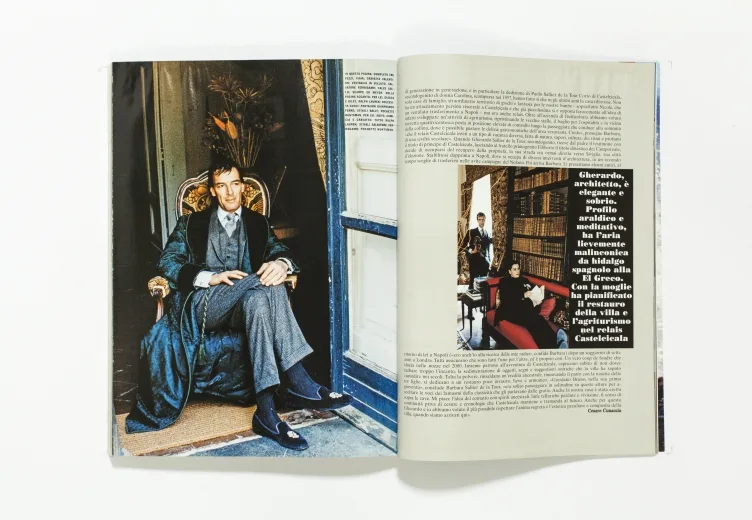 L'UOMO VOGUE - July/August 2007 Neapolitan Memoirs at Castelcicala by Deborah Turbeville