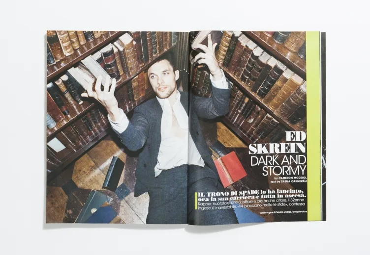 L’Uomo Vogue - January 2015 Ed Skrein by Cameron Mccool