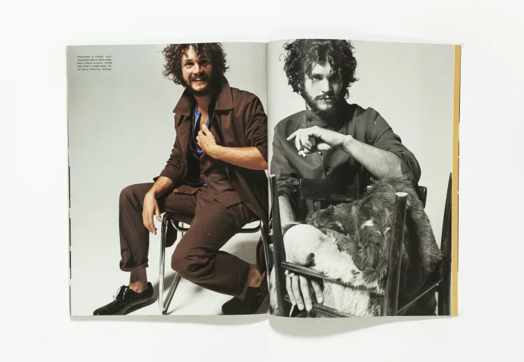 L'UOMO VOGUE - February 2004 Hugh dancy by Michel Comte