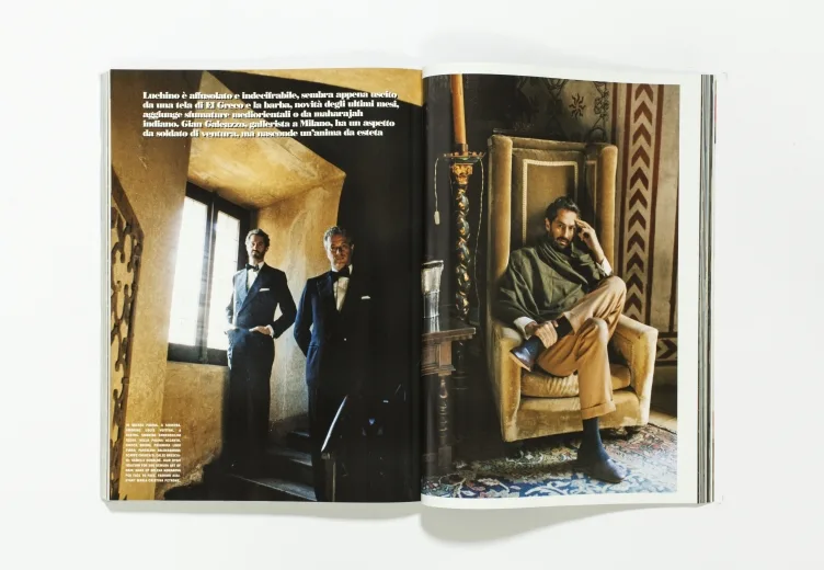 L'UOMO VOGUE - January 2008 Visconti by Deborah Turbeville