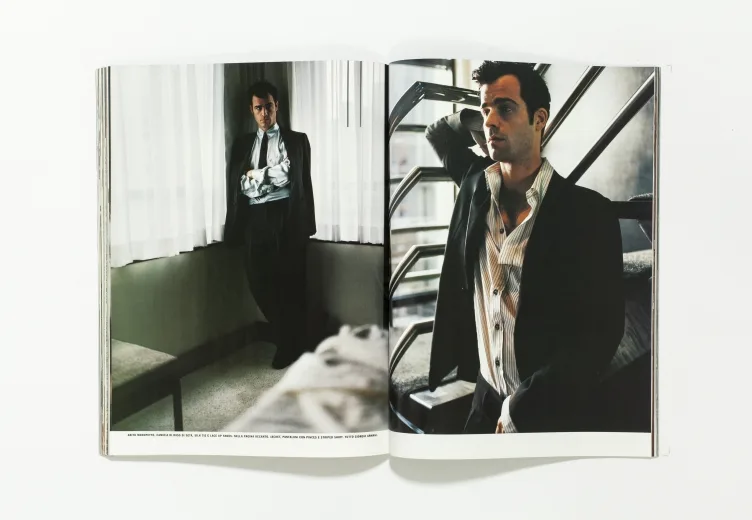 L'uomo Vogue - October 2002 Justin Theroux by Carter Smith