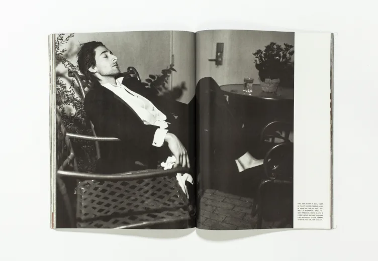 L'UOMO VOGUE - October 2002 Adrien Brody by Michel Comte