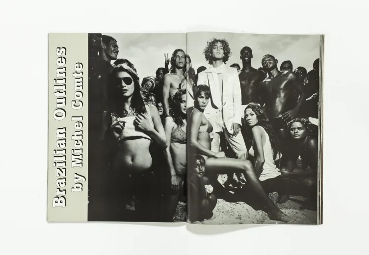 L'uomo Vogue - November 2001 Brazilian Outlines by Michel Comte