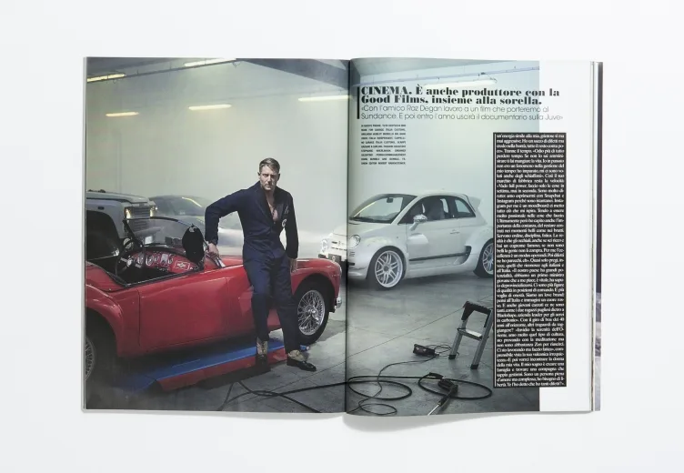 L’Uomo Vogue - October 2015 Lapo Elkann by Benoit Peverelli
