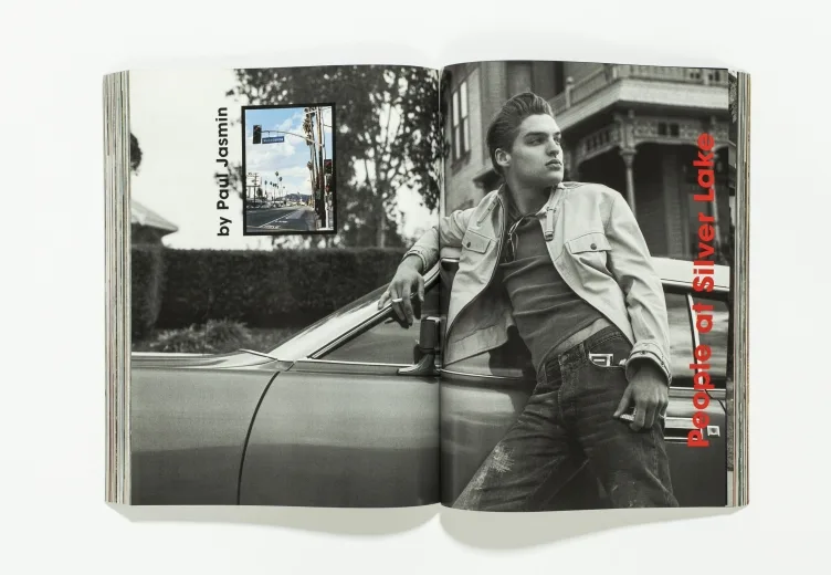 L'uomo Vogue - April 2004 People at Silver Lake by Paul Jasmin