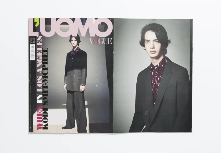 L'uomo Vogue - December 2015 Kodi Smit-Mcphee