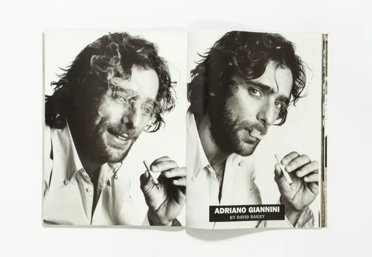 L'uomo Vogue - february 2002 Adriano Giannini by David Baley
