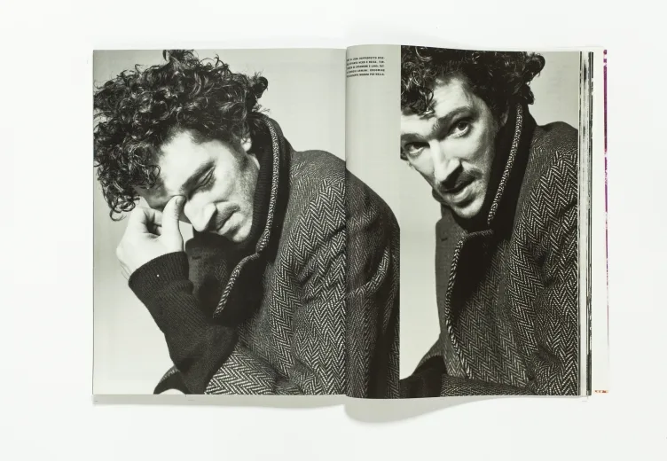 L'uomo Vogue - September 2001 Vincent Cassel by Michel Comte