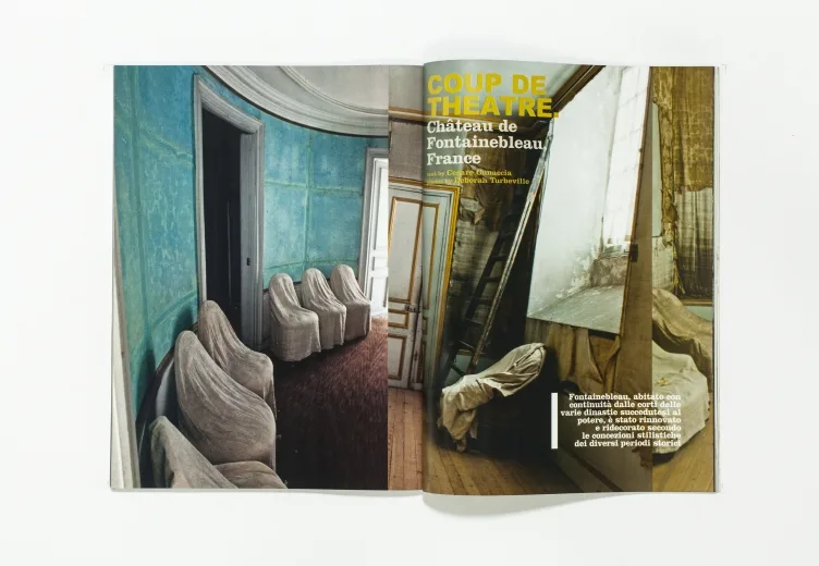 VOGUE CASA - April 2012 Coup de theatre Chateau de Fontainebleau - France by Deborah Turbeville