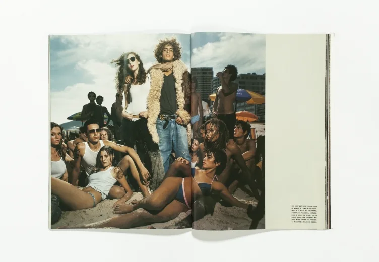 L'uomo Vogue - November 2001 Brazilian Outlines by Michel Comte