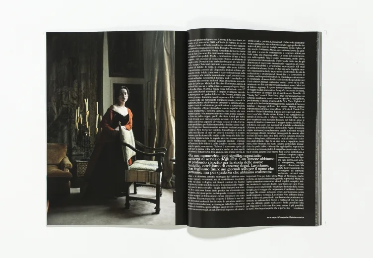 VOGUE ITALIA - July 2010 Olga di Grecia di Savoia-Aosta by Deborah Turbeville