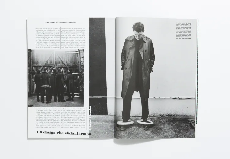 L’Uomo Vogue - April 2016 Philippe Malouin Glithero Max Lamb Michel Charlot by Anton Corbijn