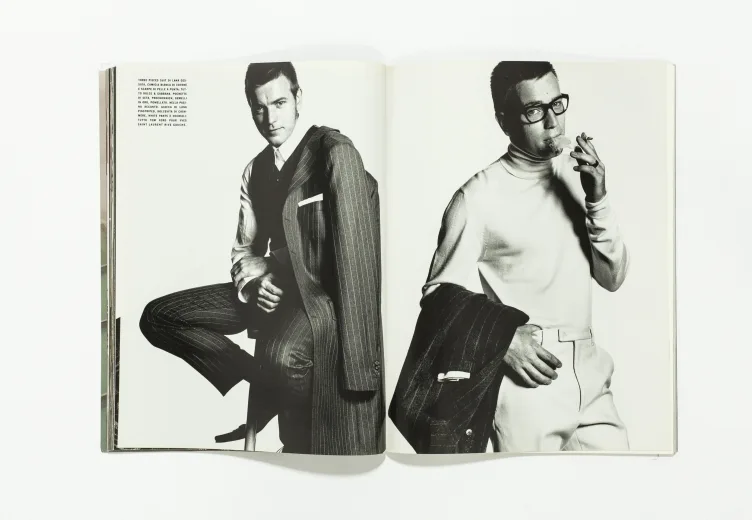 L'uomo Vogue - December 2001 ewan mc gregor by david bailey